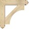 Ekena Millwork Westlake Arts and Crafts Rough Sawn Bracket w/ Offset Brace, Douglas Fir, 6"W x 24"D x 24"H BKT0604X24X24WTL03RDF - alternate 2